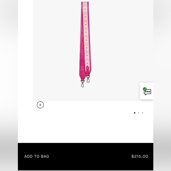 MCM Patricia Satchel in Visetos Leather Block w additional Visetos Leather Strap - Picture 4 of 6